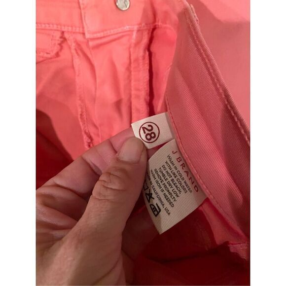 J BRAND CORAL MID RISE COTTON SKINNY LEG CAPRI JEANS 25 - Picture 5 of 5